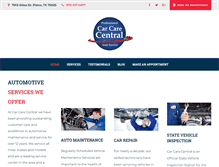 Tablet Screenshot of carcarecentral.biz